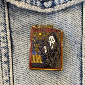 Scary Movies Ghostface Pin